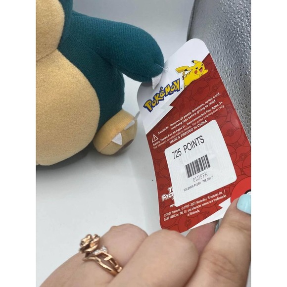 Toy Factory Pokemon Nintendo Snorlax Plush Doll - Picture 2 of 4